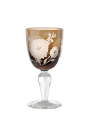 Sandblasted Multi-Colored Wine Glass | Pols Potten Peony | Oroatrade.com