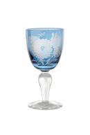 Sandblasted Multi-Colored Wine Glass | Pols Potten Peony | Oroatrade.com
