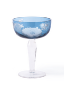 Sandblasted Multi-Colored Coupe Glass | Pols Potten Peony | Oroatrade.com