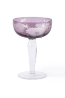 Sandblasted Multi-Colored Coupe Glass | Pols Potten Peony | Oroatrade.com
