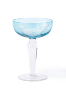 Sandblasted Multi-Colored Coupe Glass | Pols Potten Peony | Oroatrade.com