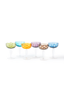 Multi-Colored Coupe Glass | Pols Potten Cuttings | Oroatrade.com