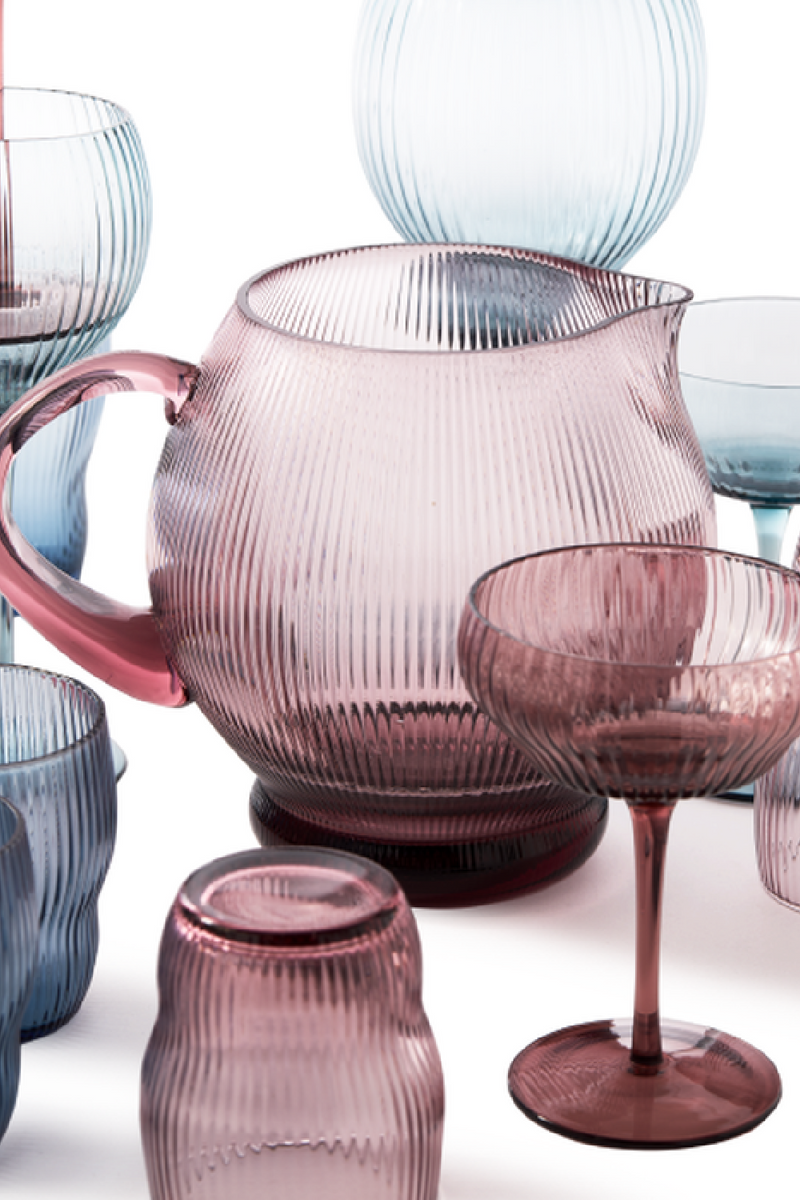 Ridged Glass Pitcher | Pols Potten Pum | Oroatrade.com