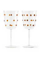 Dotted Wine Glass | Pols Potten Nob | Oroatrade.com