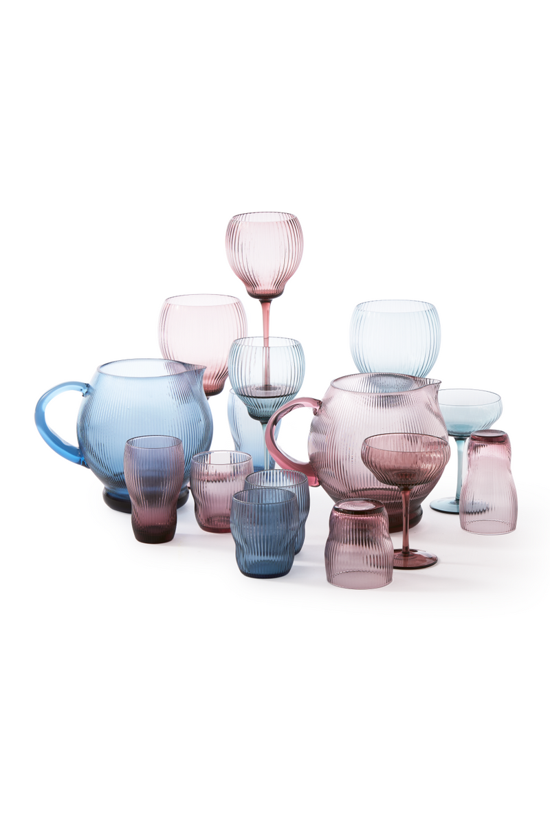 Light Blue Wine Glass S | Pols Potten Pum | Oroatrade.com