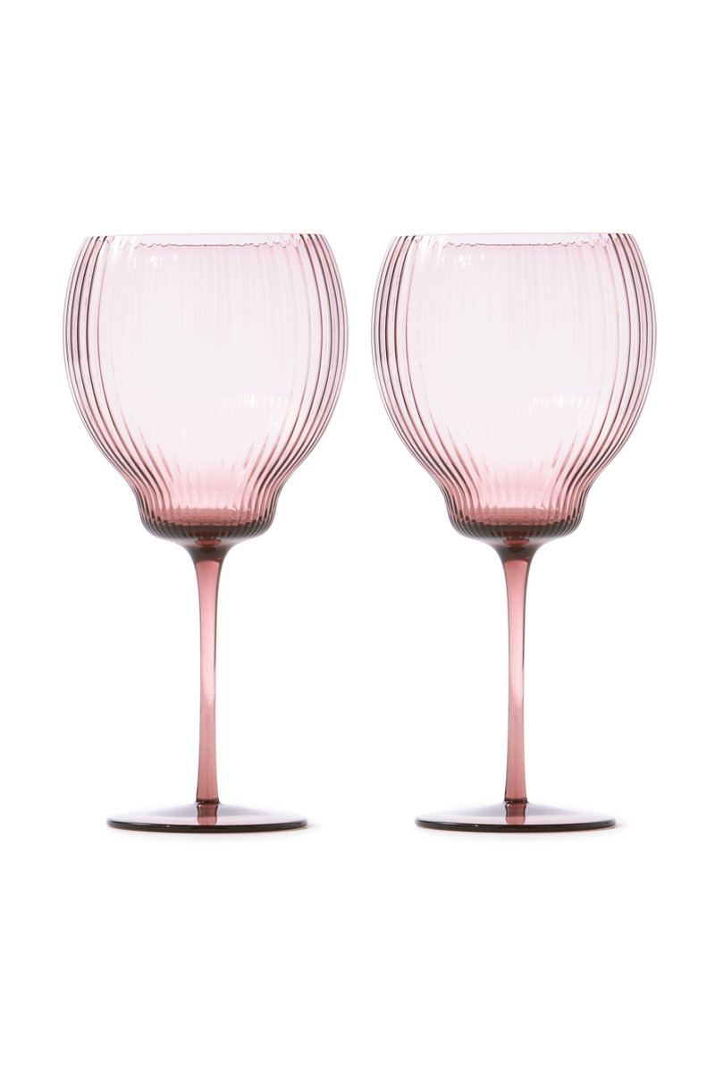 Purple Wine Glass L | Pols Potten Pum | Oroatrade.com
