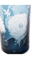 Floral Patterned Blue Glass Pitcher | Pols Potten Peony | Oroatrade.com