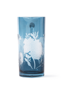Floral Patterned Blue Glass Pitcher | Pols Potten Peony | Oroatrade.com