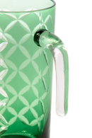 Patterned Green Glass Pitcher | Pols Potten Cuttings | Oroatrade.com