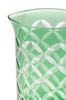Patterned Green Glass Pitcher | Pols Potten Cuttings | Oroatrade.com