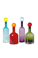 Minimalist Glass Decor (Set of 4) | Pols Potten Bubbles and Bottles | Oroatrade.com