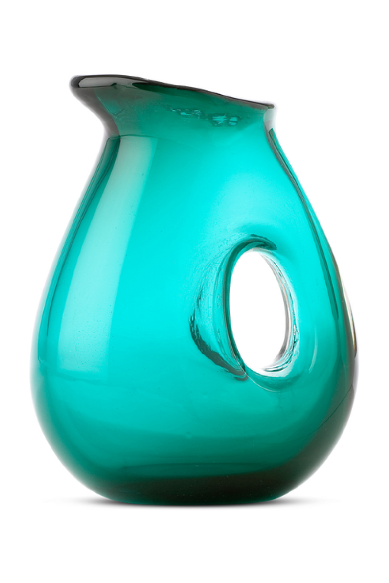 Turquoise Glass Jug | Pols Potten | Oroatrade.com