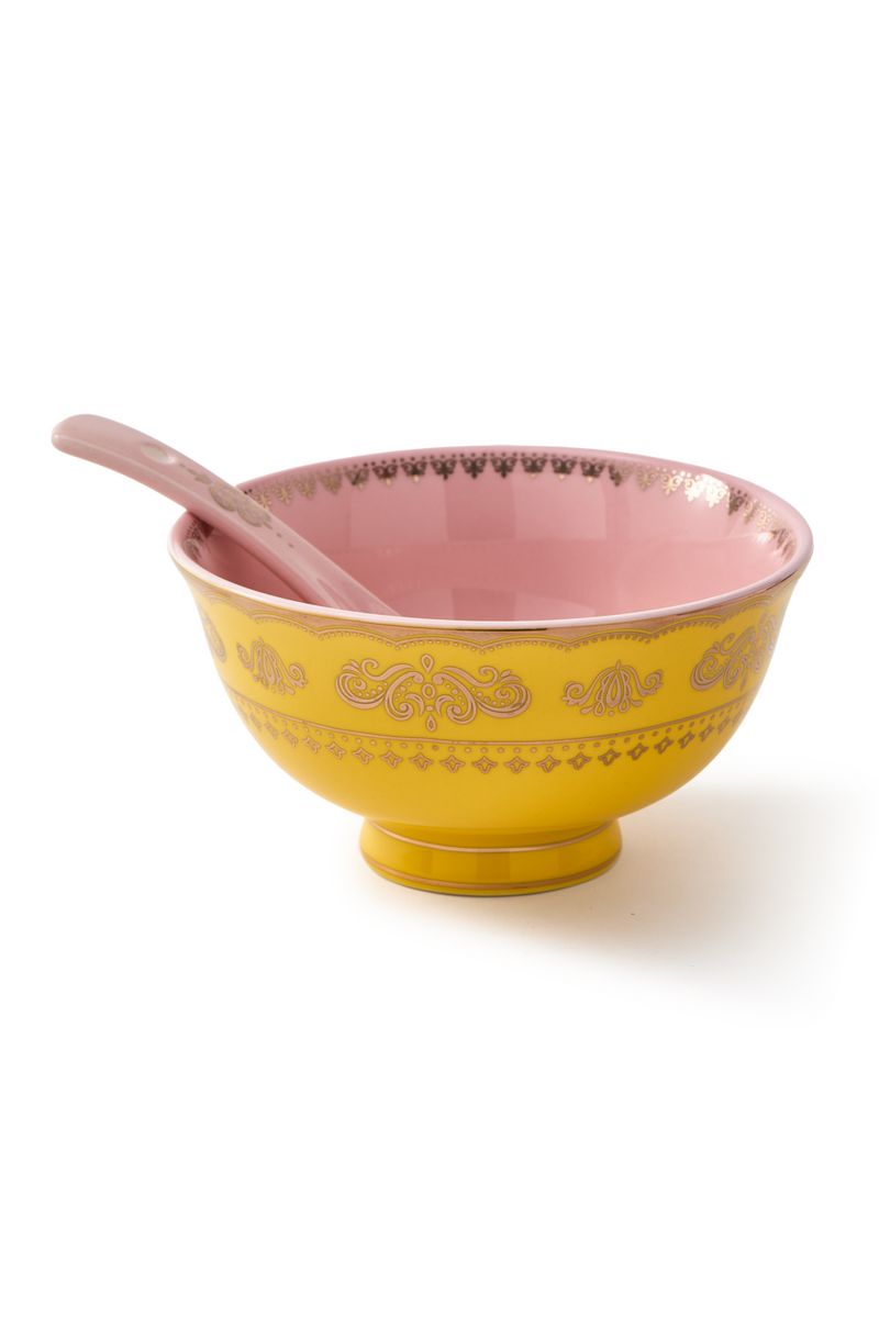 Glazed Porcelain Ramen Bowl Set | Pols Potten Grandpa | Oroatrade.com