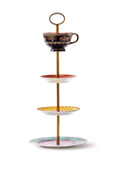 Multi-colored Porcelain High Tea Set | Pols Potten Grandpa | Oroatrade.com