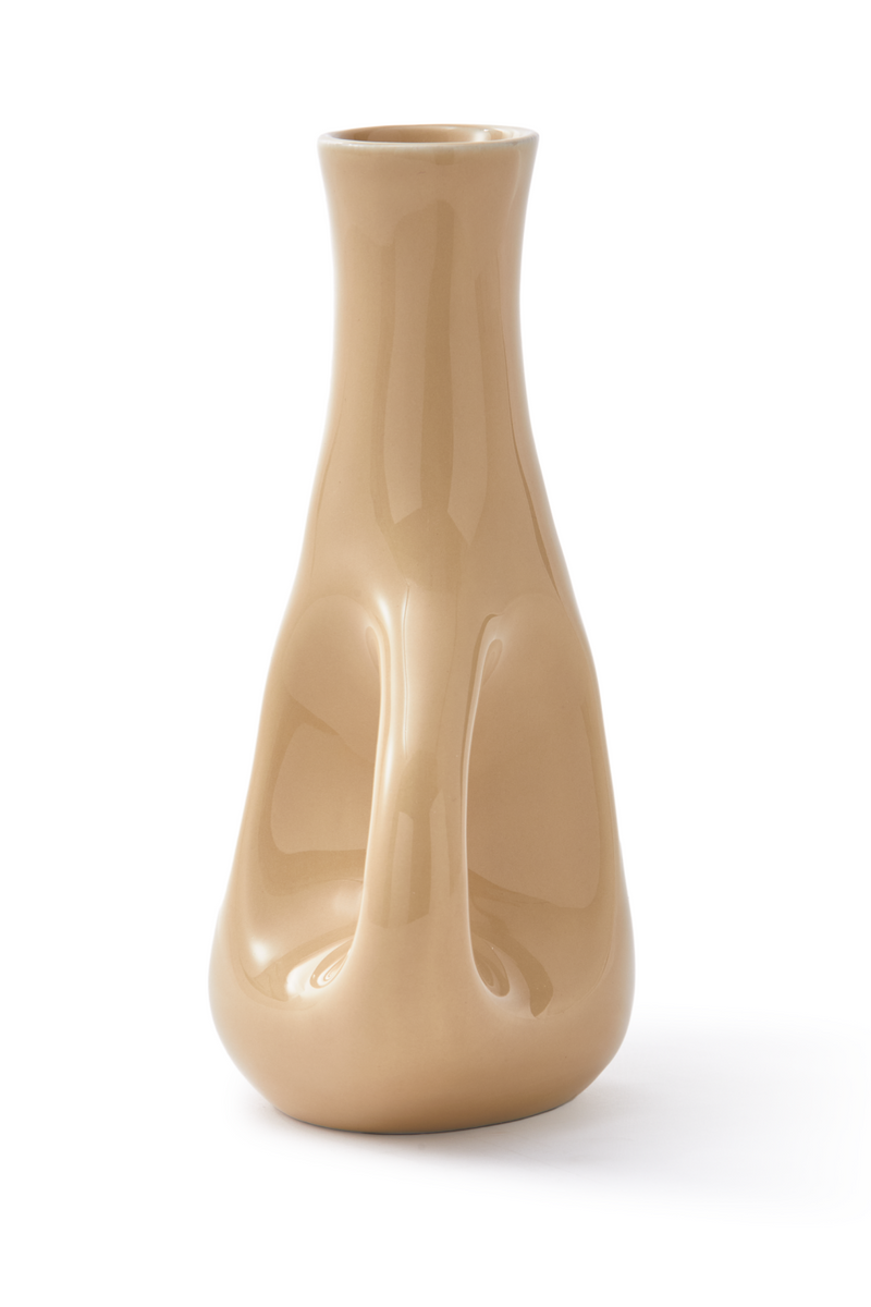 Beige Stoneware Vase S | Pols Potten Three Ears | Oroatrade.com