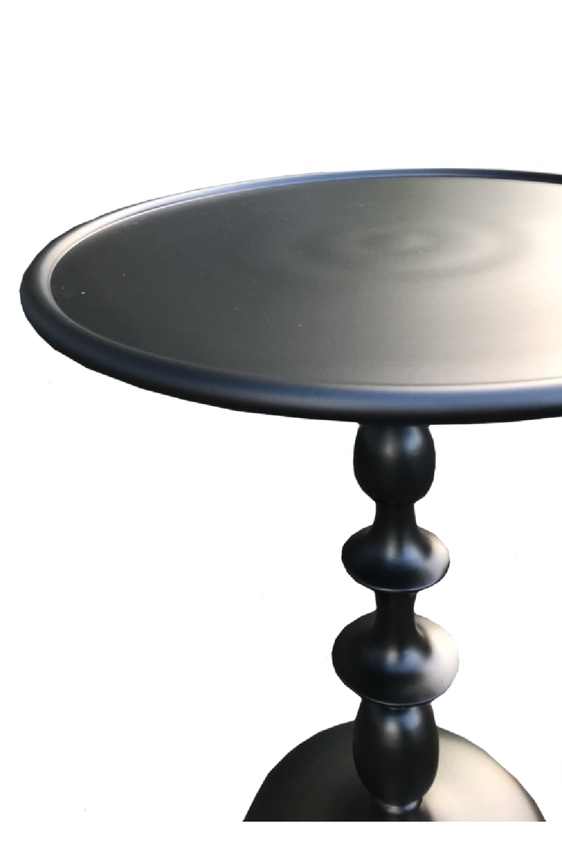 Black Pedestal Side Table | Pols Potten Classic | Oroatrade.com