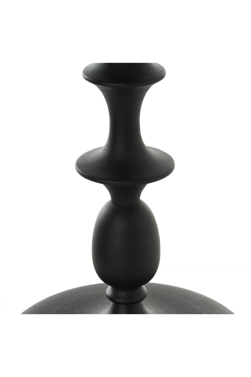 Black Pedestal Side Table | Pols Potten Classic | Oroatrade.com