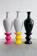 Lacquered Accent Stool | Pols Potten Zig Zag | Oroatrade.com