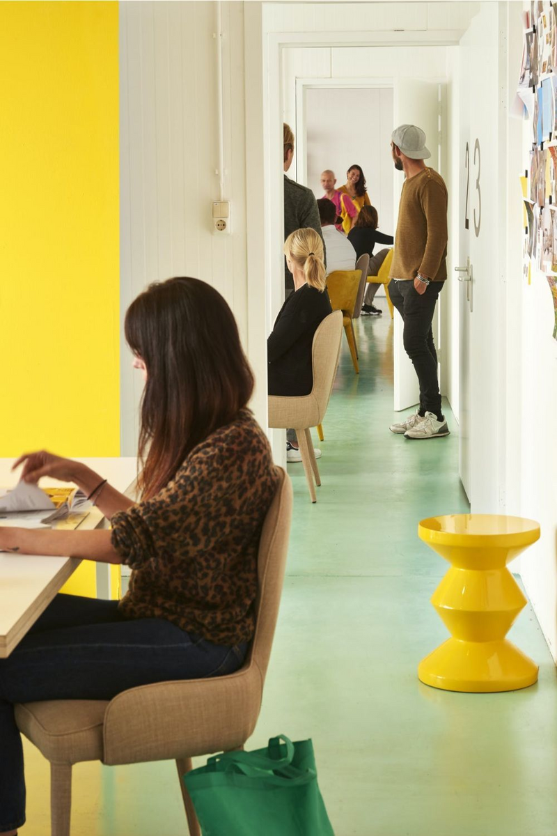 Lacquered Accent Stool | Pols Potten Zig Zag | Oroatrade.com