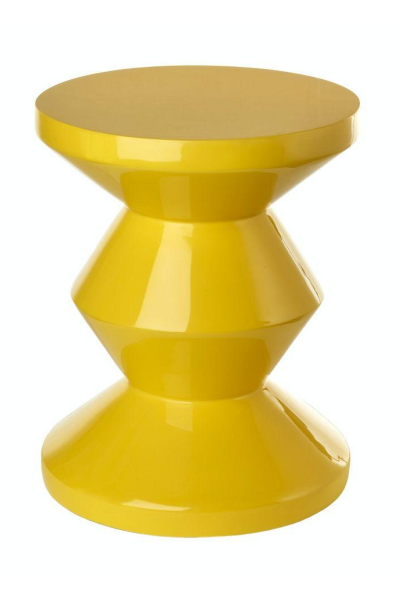 Lacquered Accent Stool | Pols Potten Zig Zag | Oroatrade.com