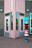 Lacquered Accent Stool | Pols Potten Zig Zag | Oroatrade.com