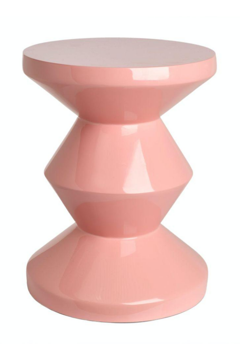 Lacquered Accent Stool | Pols Potten Zig Zag | Oroatrade.com