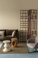 Lacquered Accent Stool | Pols Potten Zig Zag | Oroatrade.com