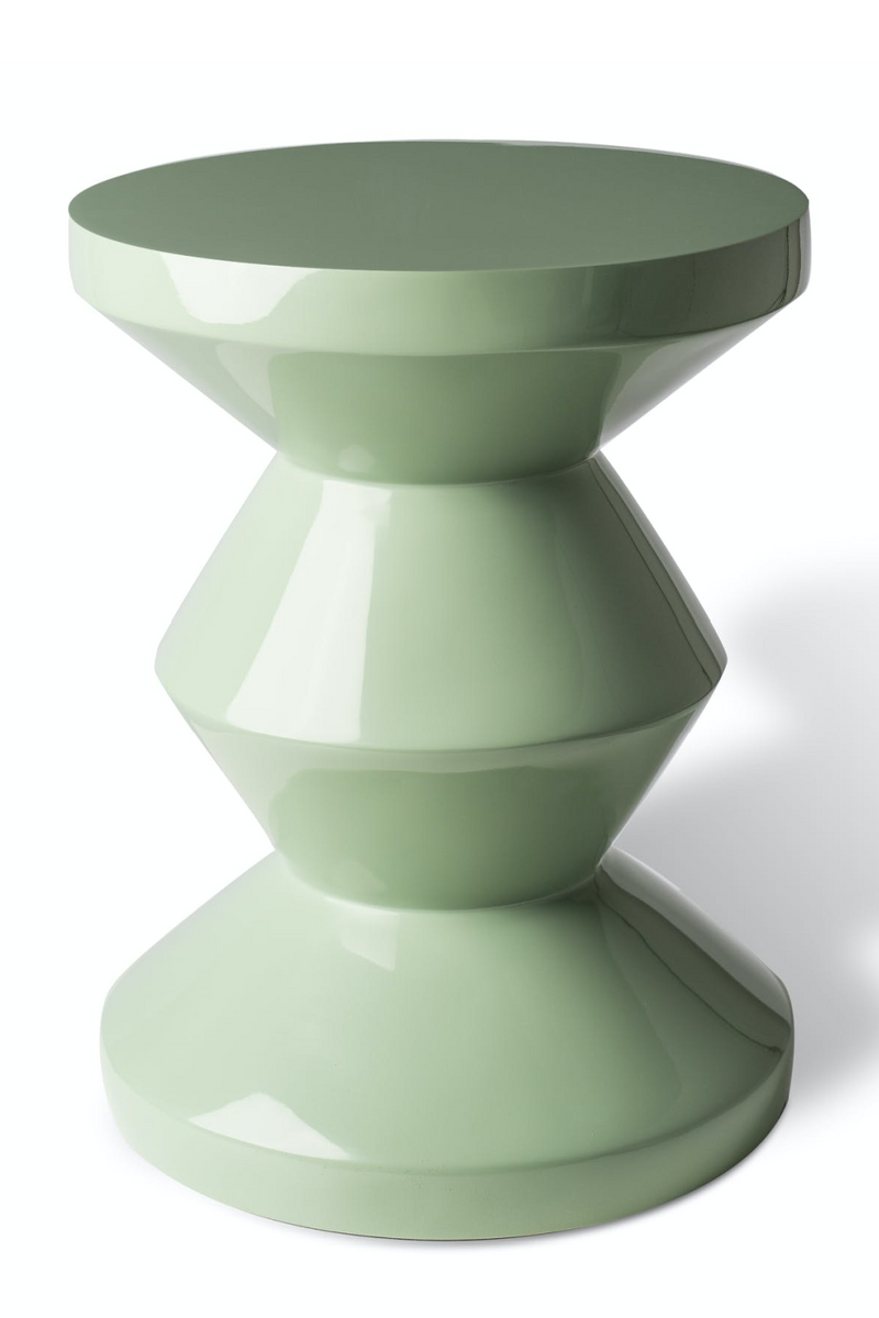 Lacquered Accent Stool | Pols Potten Zig Zag | Oroatrade.com