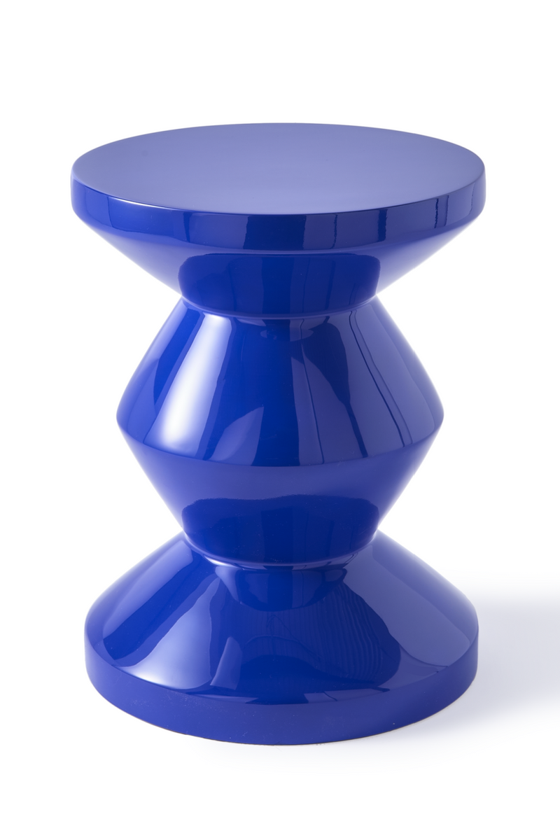 Lacquered Accent Stool | Pols Potten Zig Zag | Oroatrade.com