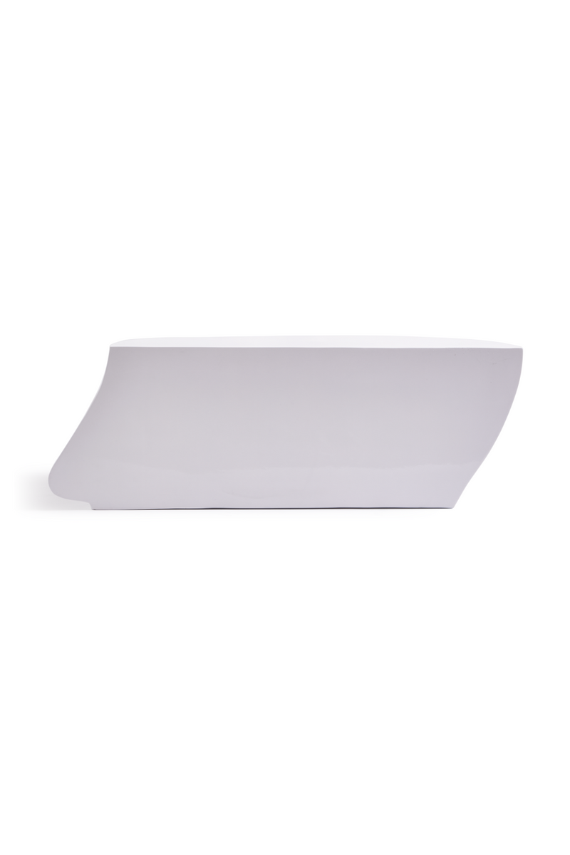 White Sculptural Coffee Table | Pols Potten Head Left | Oroatrade.com