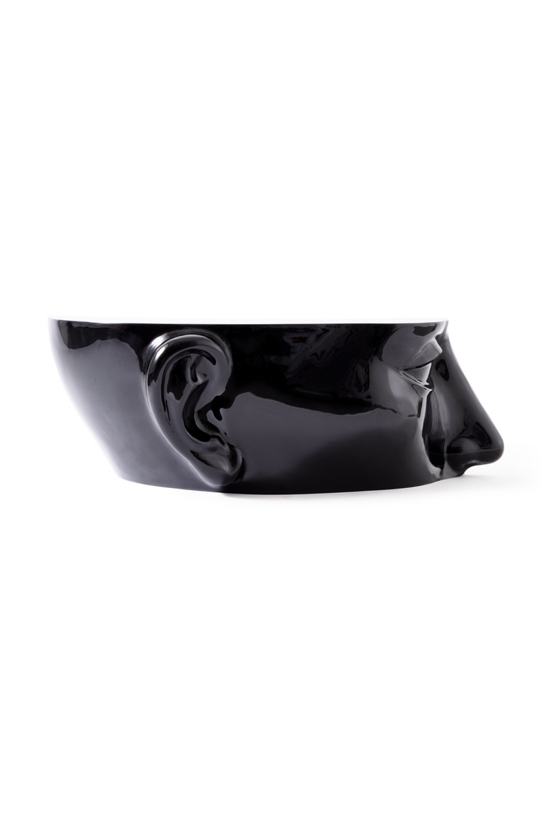 Black Sculptural Coffee Table | Pols Potten Head Left | Oroatrade.com