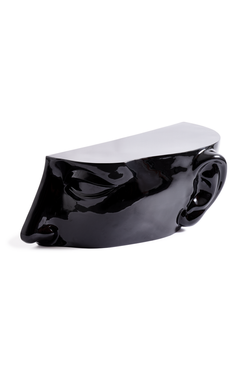 Black Sculptural Coffee Table | Pols Potten Head Right | Oroatrade.com