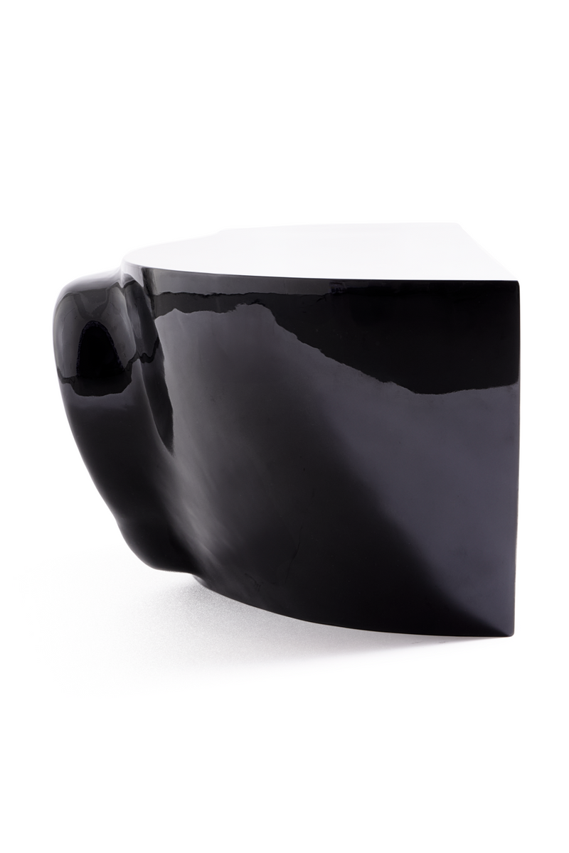 Black Sculptural Coffee Table | Pols Potten Head Right | Oroatrade.com