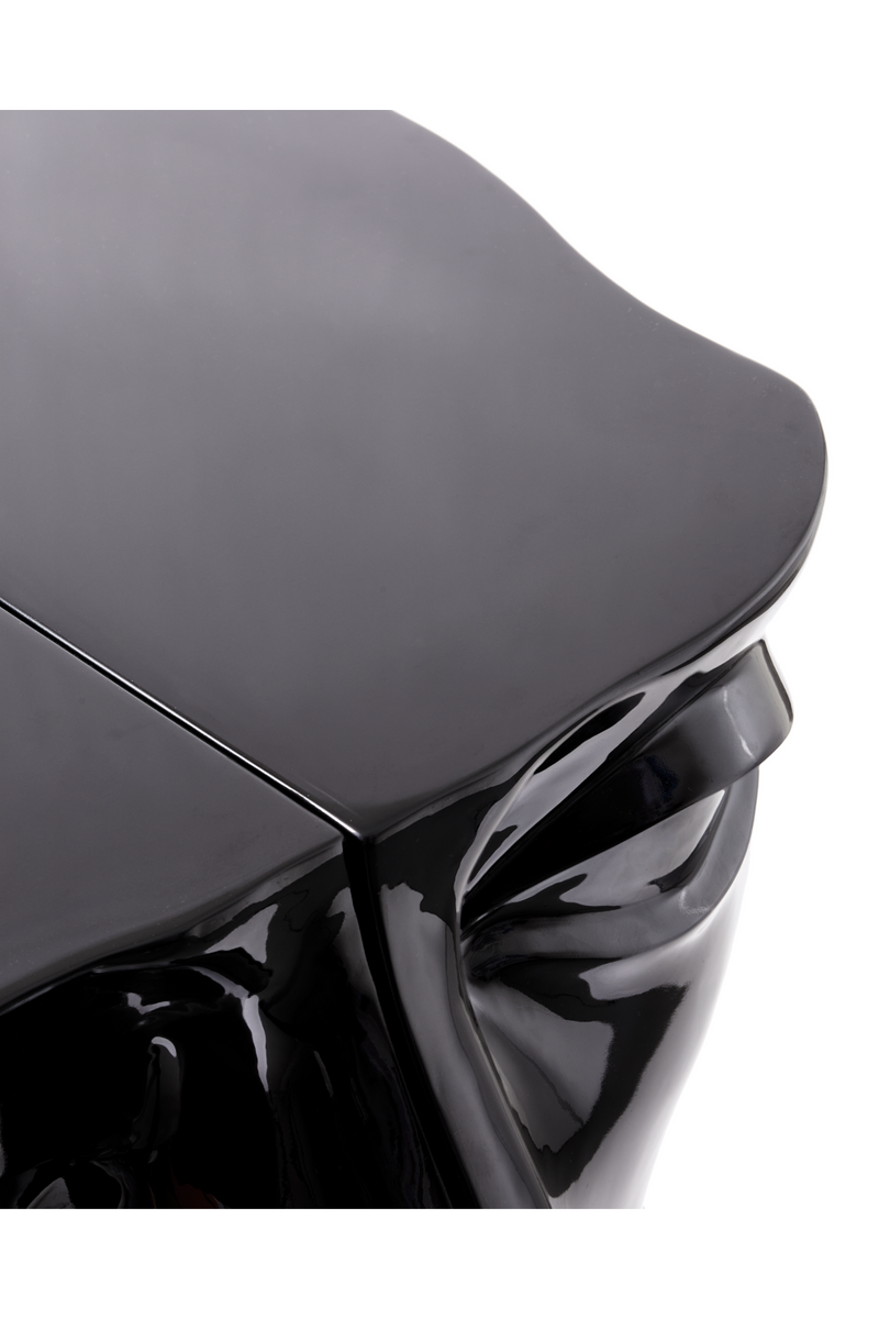 Black Sculptural Coffee Table | Pols Potten Head Right | Oroatrade.com