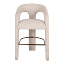 Hospitality furniture - Cream 3-Legged Counter Stool - www.oroatrade.com