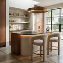 Hospitality furniture - Cream 3-Legged Counter Stool - www.oroatrade.com