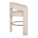 Hospitality furniture - Cream 3-Legged Counter Stool - www.oroatrade.com