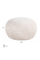 Round Upholstered Pouf | Richmond Interiors Jace | Oroatrade.com