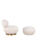 Cream Upholstered Swivel Easy Chair | Richmond Interiors Jace | Oroatrade.com