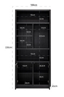 Black Oak Bookcase | Richmond Interiors Oakura | Oroatrade.com