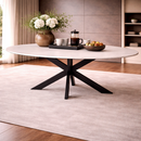 Oval Marble Dining Table | Richmond Interiors Lexington