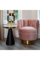 Round Marble Pedestal Side Table | Richmond Interiors Odin | Oroatrade.com