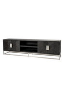 Black Oak 4 Door TV Sideboard | Richmond Interiors Blackbone | Oroatrade.com