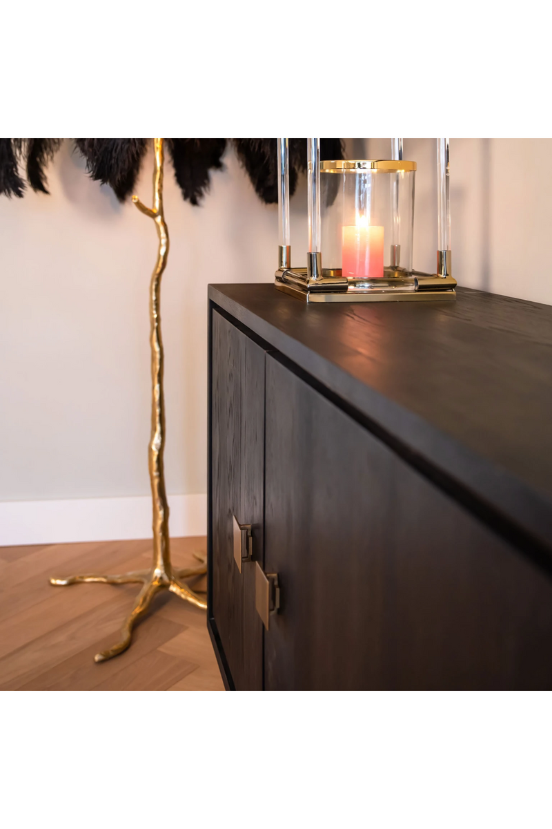 Black Oak Gold Accent Sideboard | OROA Hunter | OROATRADE.com