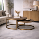Round Nested Coffee Tables (2) | Richmond Interiors Bloomingville