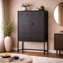 Black Oak Veneer Cabinet | Richmond Interiors Blax