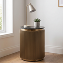 Modern Metal End Table | Richmond Interiors Ironville