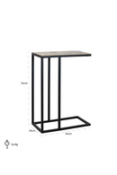 Champagne Gold Aluminum Side Table | Richmond Interiors Calloway | Oroatrade.com