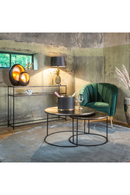 Champagne Gold Double Shelf Console Table | Richmond Interiors Chandon Oroatrade.com