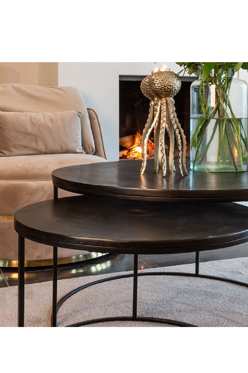 Round Nested Coffee Tables (2) | OROA Bolder | Oroatrade.com